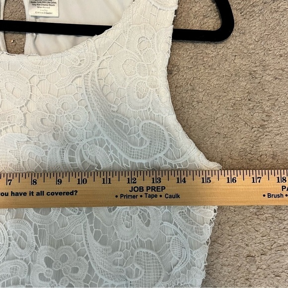 Cracker Barrel Maxi Dress womens small sleeveless lace overlay lined - Picture 7 of 8